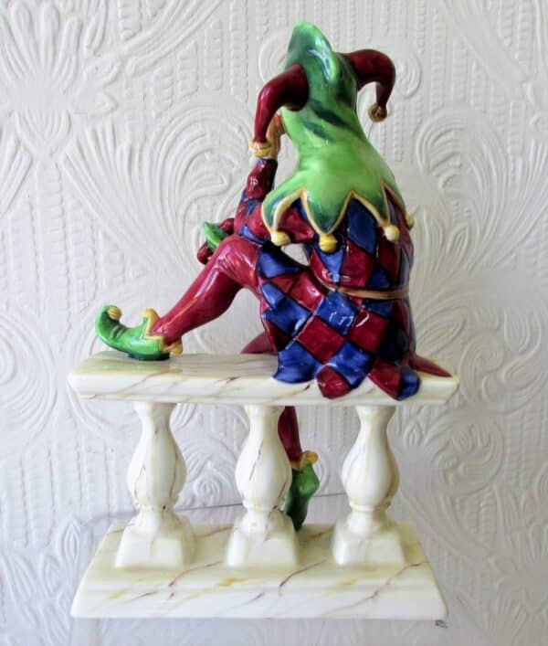 Set of Five Connoisseur English Porcelain Figurines ~ "The Jester" - Image 24