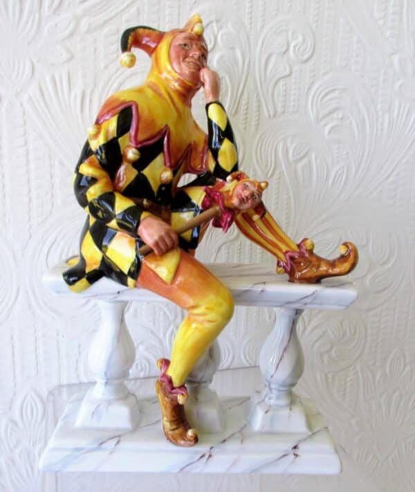 Set of Five Connoisseur English Porcelain Figurines ~ "The Jester" - Image 2