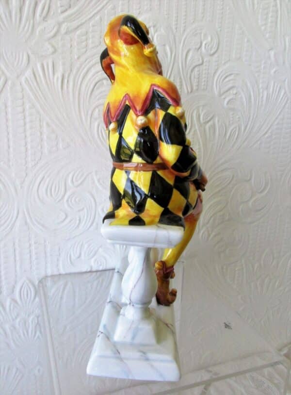 Set of Five Connoisseur English Porcelain Figurines ~ "The Jester" - Image 5