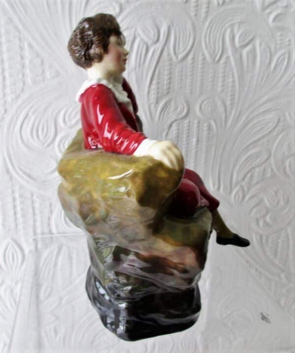 English Studio Pottery Porcelain Figurine ~ "The Red Boy" ~ Reginald Johnson - Image 4