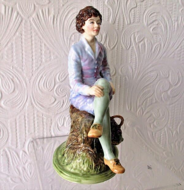 Set of Four English Studio Pottery Porcelain Figurines ~ "The Seasons" ~ Reginald Johnson - Image 20