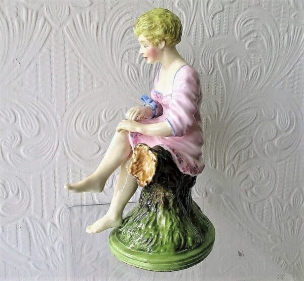 Set of Four English Studio Pottery Porcelain Figurines ~ "The Seasons" ~ Reginald Johnson - Image 13