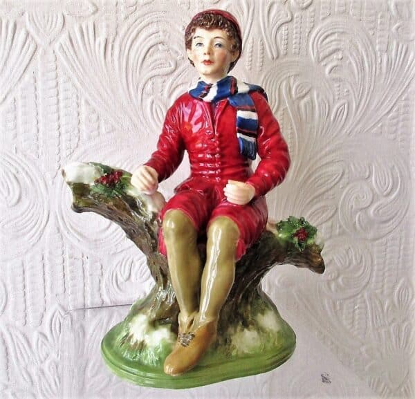Set of Four English Studio Pottery Porcelain Figurines ~ "The Seasons" ~ Reginald Johnson - Image 2