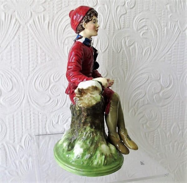 Set of Four English Studio Pottery Porcelain Figurines ~ "The Seasons" ~ Reginald Johnson - Image 5