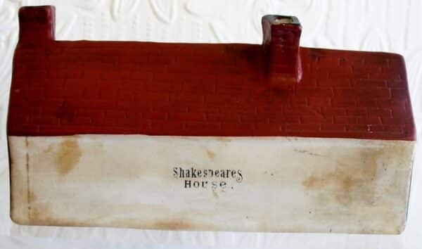 Antique English Willow Art China ~ Shakespeare's House ~ { Large } - Image 3