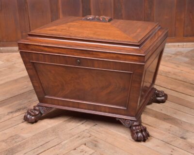 Mahogany Sarcophagus Shape Wine Cooler SAI1997