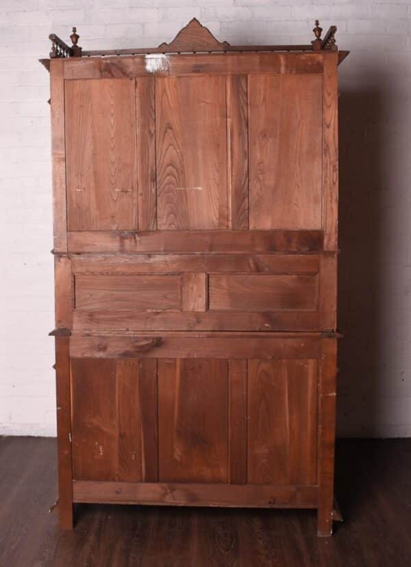 French Carved Walnut Hunts Game Cabinet SAI1001 - Image 4