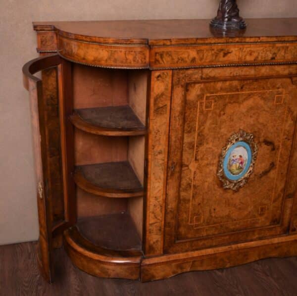 Victorian Burr Walnut Credenza SAI1596 - Image 4