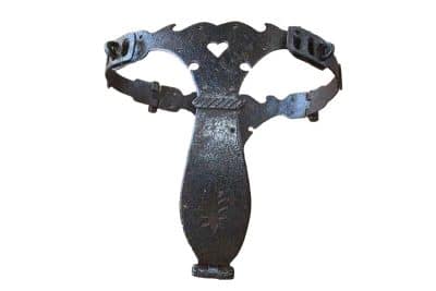 Antique Medival Iron Virgin Belt