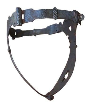 Antique Medival Iron Virgin Belt - Image 2