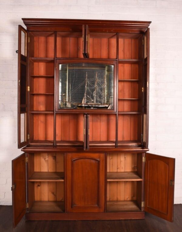 Victorian Mahogany Bookcase SAI1064 - Image 9