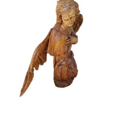 17th Century Large Wooden Carved Angel - Image 4