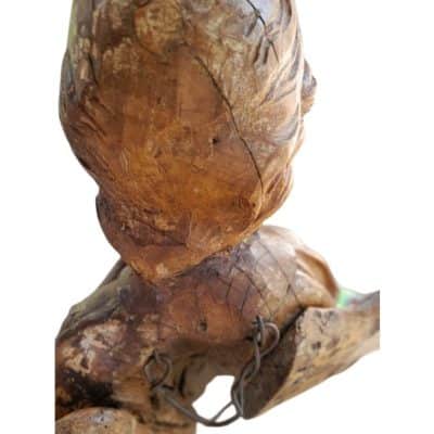 17th Century Large Wooden Carved Angel - Image 2