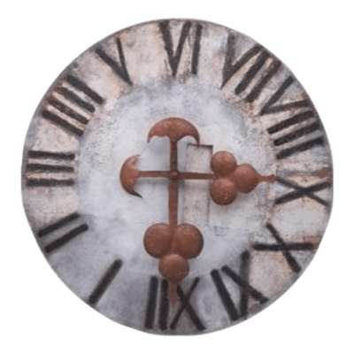18th Century Large Baroque Tower Clock