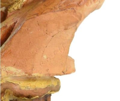 18th Century Terracotta Head Sculpture, Signed Bernardi - Image 6