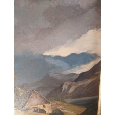 19th Century German Oil on Canvas, Signed. - Image 8