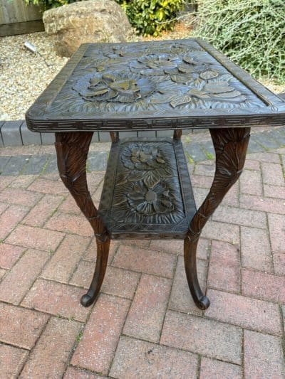 Arts & Crafts Japanese Table for Liberty c1900 - Image 4