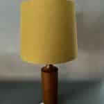 Danish Mid Century Teak Table Lamp danish Antique Lighting