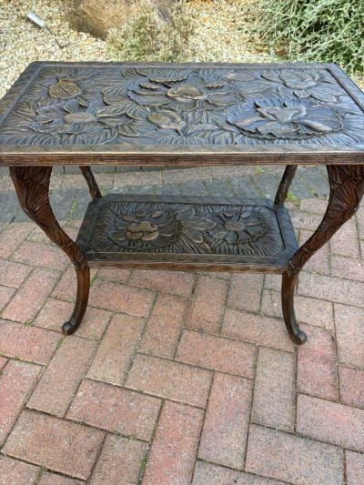Arts & Crafts Japanese Table for Liberty c1900 - Image 5