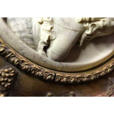 Antique English Stone Plaque, EW Wyon June 1848. - Image 2