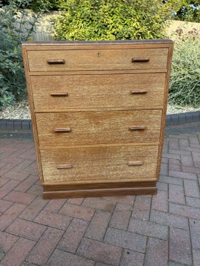 Heals Style Limed Oak Chest of Drawers