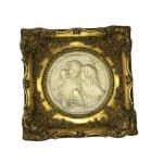 Antique English Stone Plaque, EW Wyon June 1848. Antique Collectibles