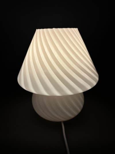Mid Century Italian Glass Table Lamp - Image 2