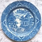 Chinoiserie Bridgeless Plate AA 1a
