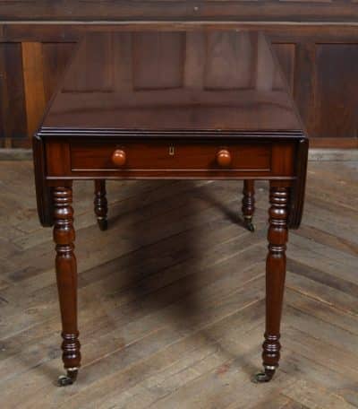 Victorian Mahogany Pembroke / Drop Leaf Table SAI3175 - Image 12