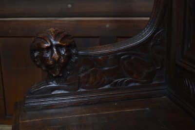 Victorian Oak Monk Bench SAI3505 - Image 15