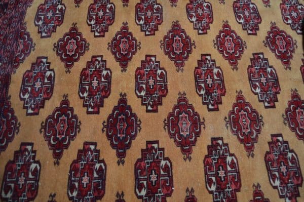 Burgundy And Gold Vintage Woollen Rug SAI2925 - Image 4