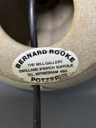 Bernard Rooke Studio Pottery Table Lamp - Image 8