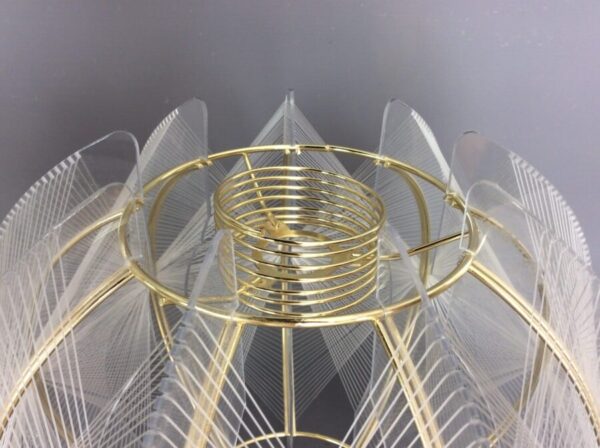 Pair of Paul Secon for Sompex Pendant Shades Mid Century 1960's - Image 4