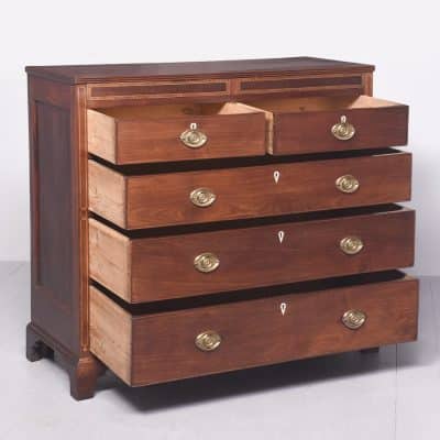 George IV Mahogany Chest of Drawers - Image 9