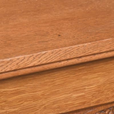 Oak Gothic Revival Serving or Side Table - Image 2