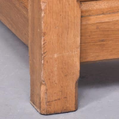 Oak Gothic Revival Serving or Side Table - Image 3