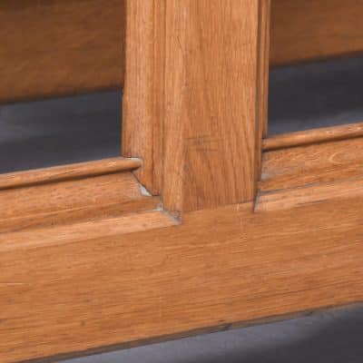 Oak Gothic Revival Serving or Side Table - Image 4