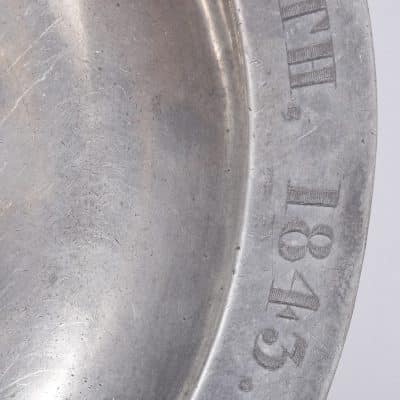 Large Pewter Chargers/Plates - Image 3