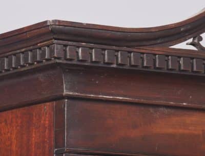 Fine George III Inlaid Mahogany Bureau Bookcase in Excellent Condition - Image 14