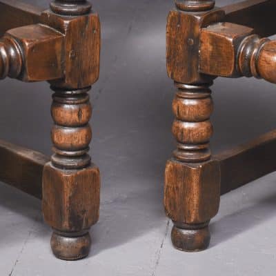 Set of 8 Titchmarsh & Goodwin Cromwellian Style Dining Chairs - Image 2