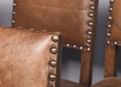 Set of 8 Titchmarsh & Goodwin Cromwellian Style Dining Chairs - Image 4