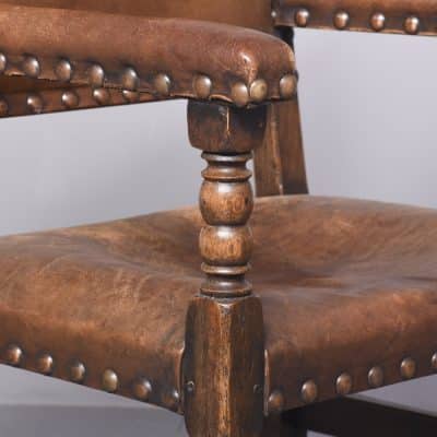 Set of 8 Titchmarsh & Goodwin Cromwellian Style Dining Chairs - Image 13