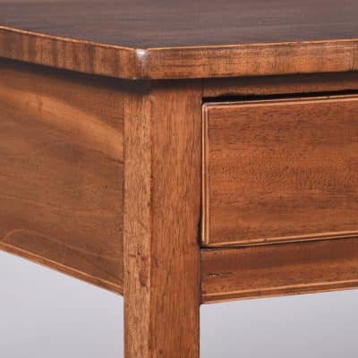 George III Inlaid Mahogany Neat-Sized Side Table - Image 3