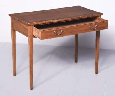 George III Inlaid Mahogany Neat-Sized Side Table - Image 6