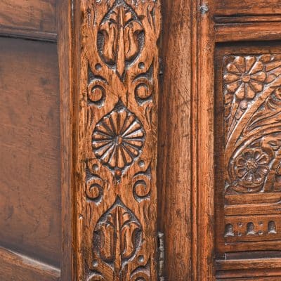 Titchmarsh & Goodwin Handmade Jacobean-Style Oak Dresser - Image 2