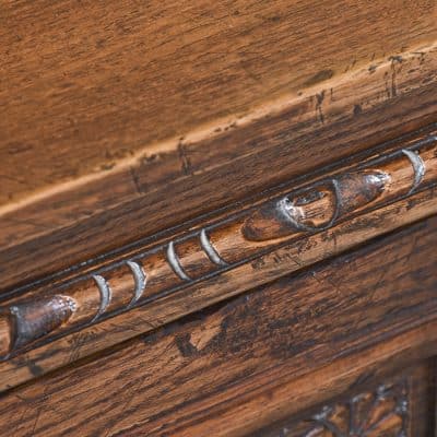 Titchmarsh & Goodwin Handmade Jacobean-Style Oak Dresser - Image 8