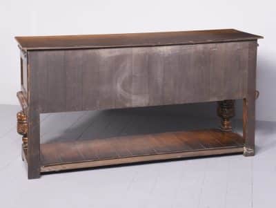 Titchmarsh & Goodwin Handmade Jacobean-Style Oak Dresser - Image 9