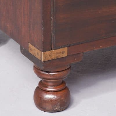 William IV 2-Part Mahogany Secretaire Chest - Image 3
