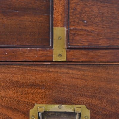 William IV 2-Part Mahogany Secretaire Chest - Image 5