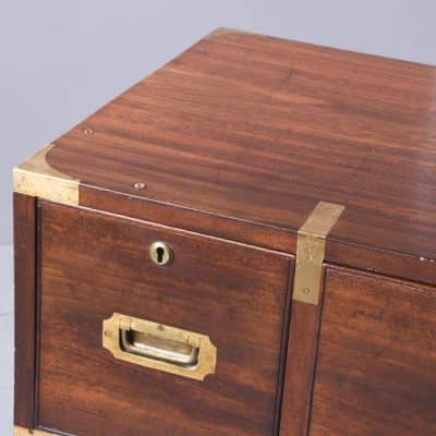 William IV 2-Part Mahogany Secretaire Chest - Image 9